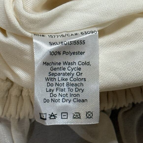 Spirit Halloween Womens SteamPunk Boho Peasant Festival Ruffle Ivory Top S/M - Picture 10 of 10